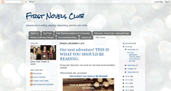 Desktop Screenshot of firstnovelsclub.com